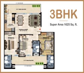  3  BHK  Apartment for sale in Beliston Avenue Chandigarh