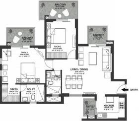  2 BHK  Apartment for sale in Godrej Nature Plus Gurgaon