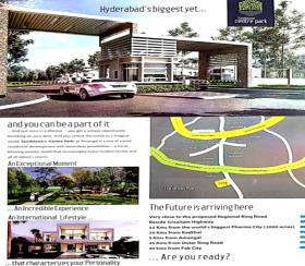    Residential Plot for sale in centre park Hyderabad
