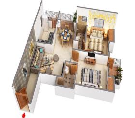  2 BHK  Apartment for sale in DCC Aishwarya Apartments Chennai