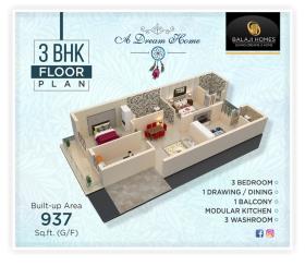  3  BHK  Apartment for sale in  Mohali