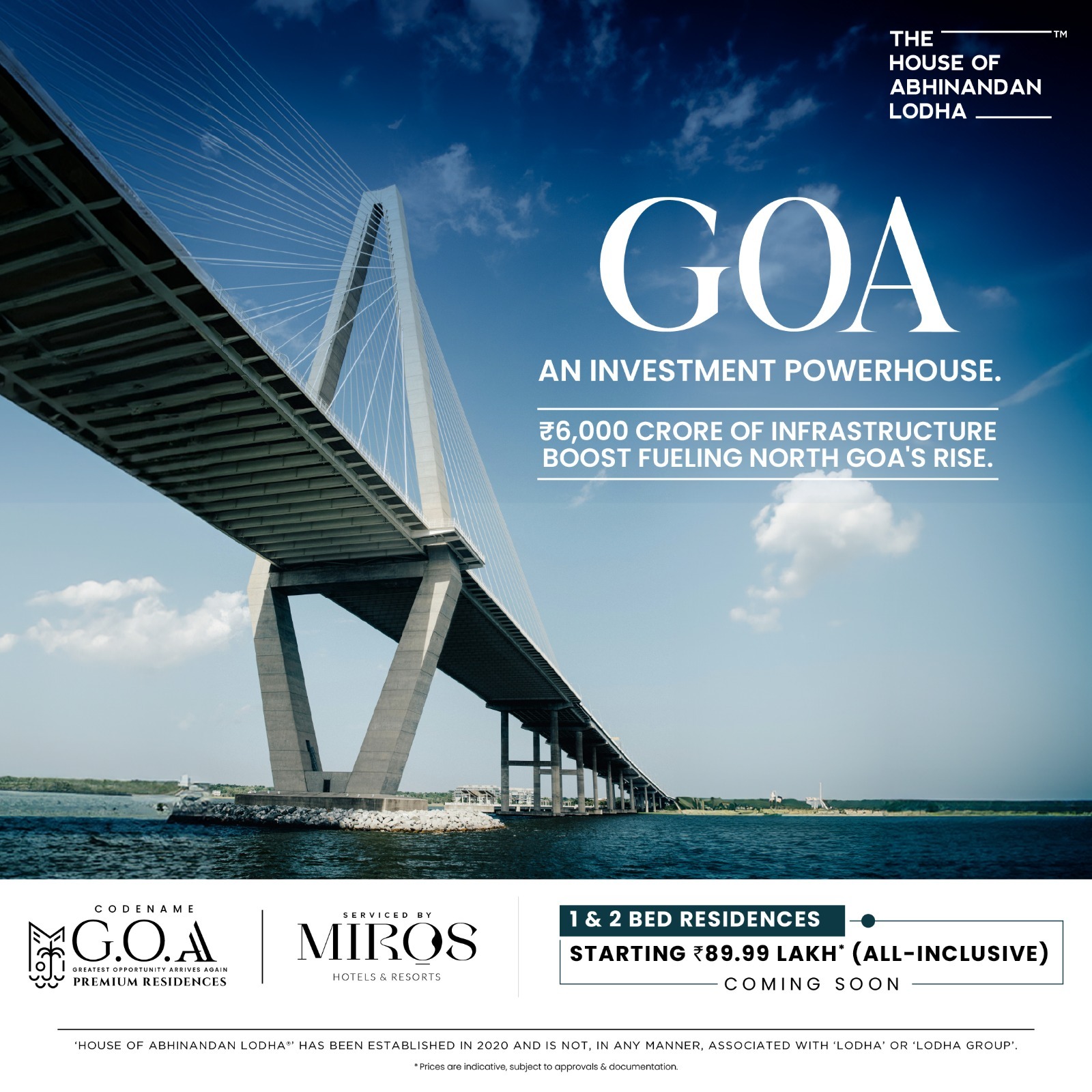 Discover Premium Living at Goa Starting ₹89.99 Lakh by House of Abhinandan Lodha Update
