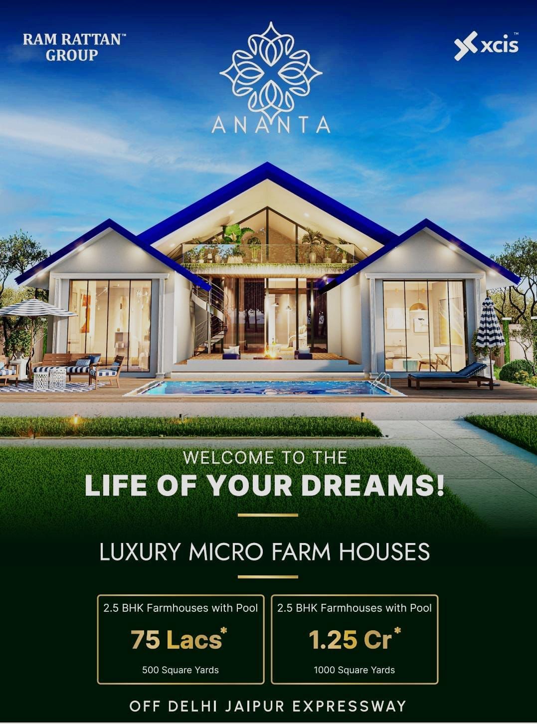 Ananta Luxury Micro Farmhouses by Ram Rattan Group, Off Delhi Jaipur Expressway, Starting at 75 Lacs Update