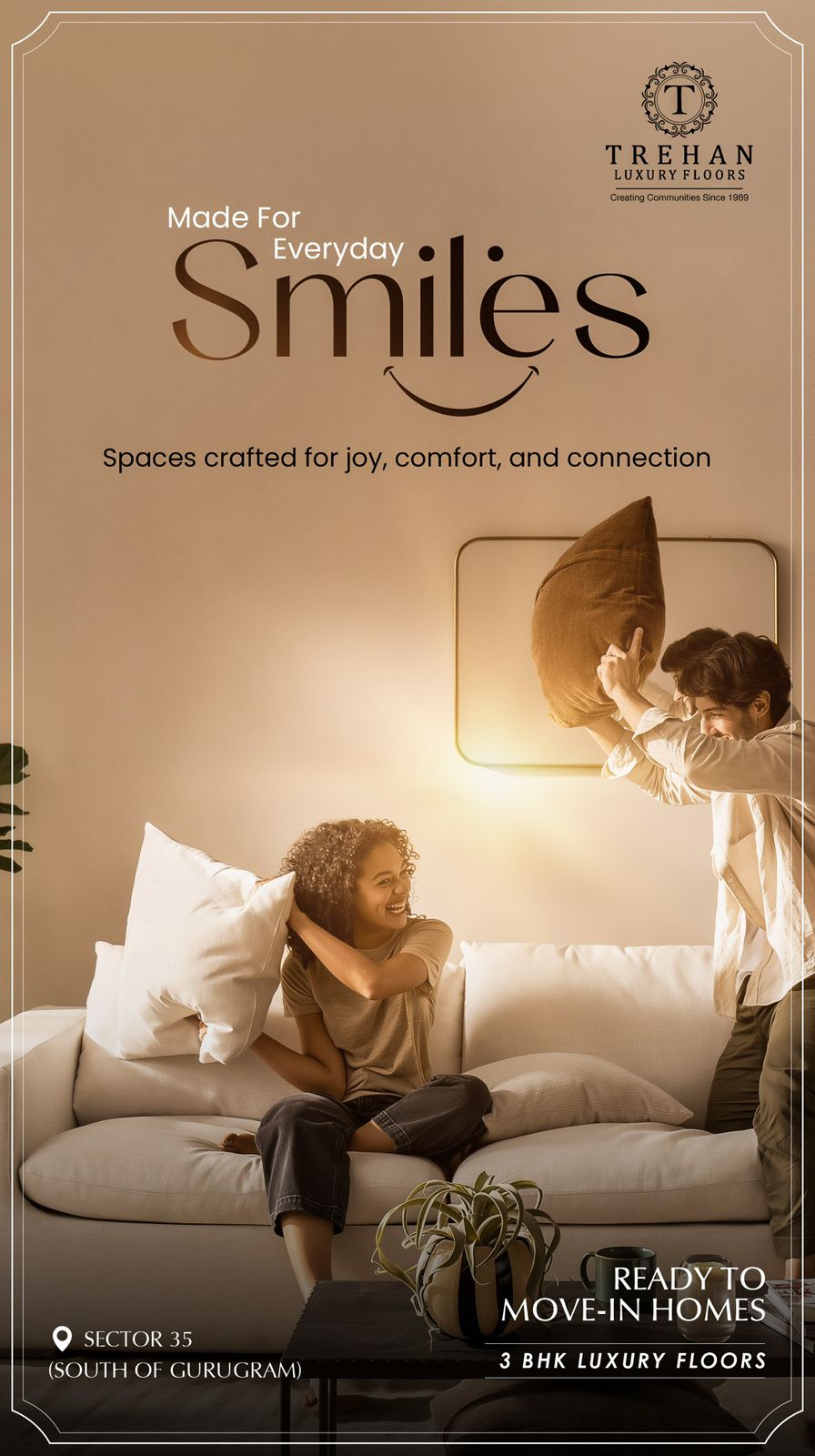 Discover Trehan Luxury Floors 3 BHK, Ready to Move in Sector 35 Gurugram Update