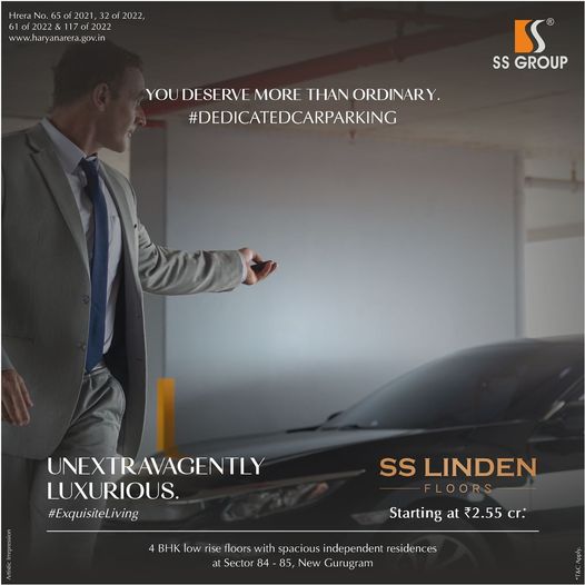 SS Linden Floors: Redefining Luxury in Sector 84 - 85, New Gurugram Update