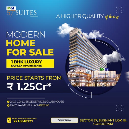 M3M 57th Suites: Luxurious Living in the Heart of Gurugram Update