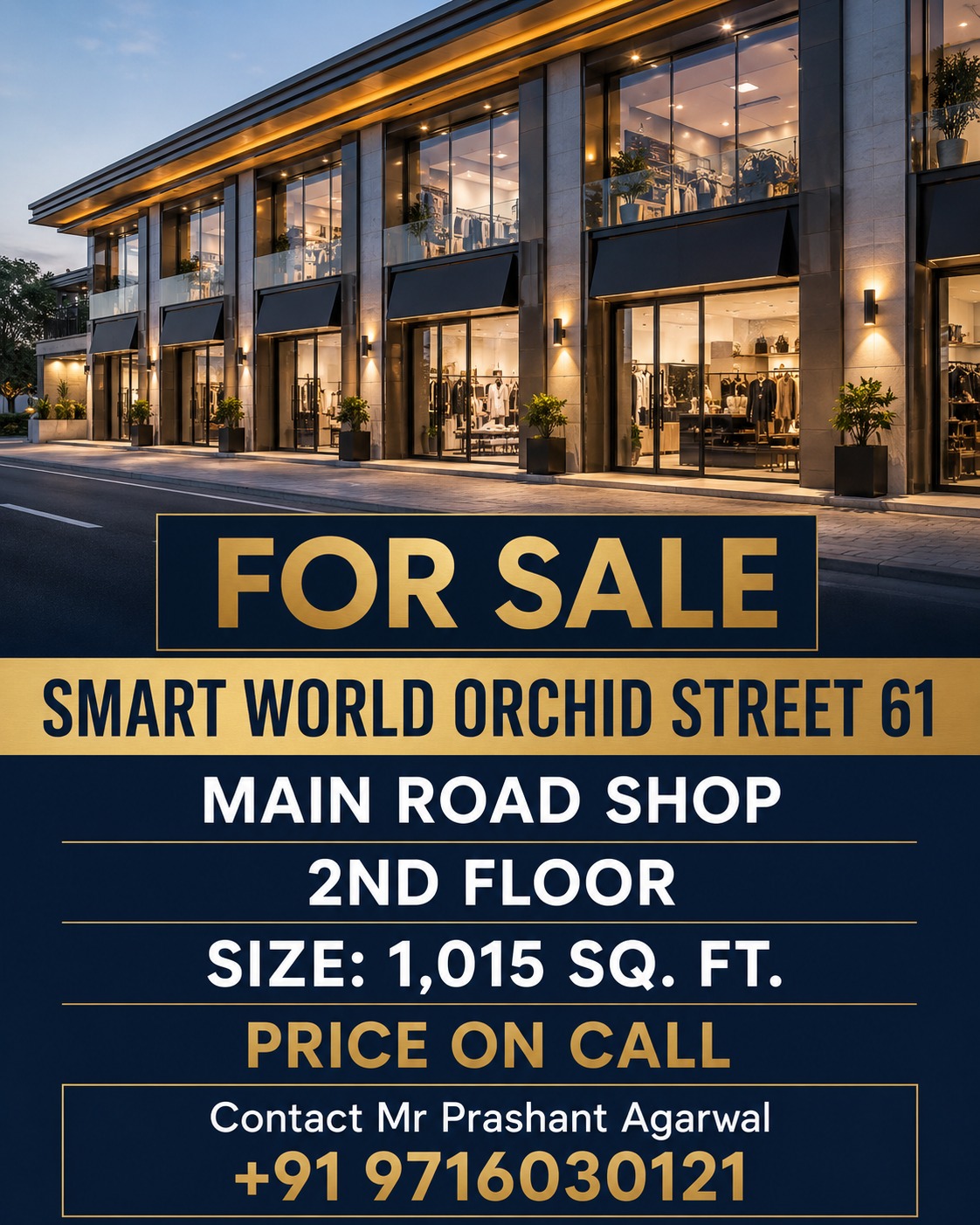 Discover Your Ideal Retail Space at Orchid Street 61 || Secure Your Shop Space Today || Call Now for Exclusive Details on Prime Shop Location Update