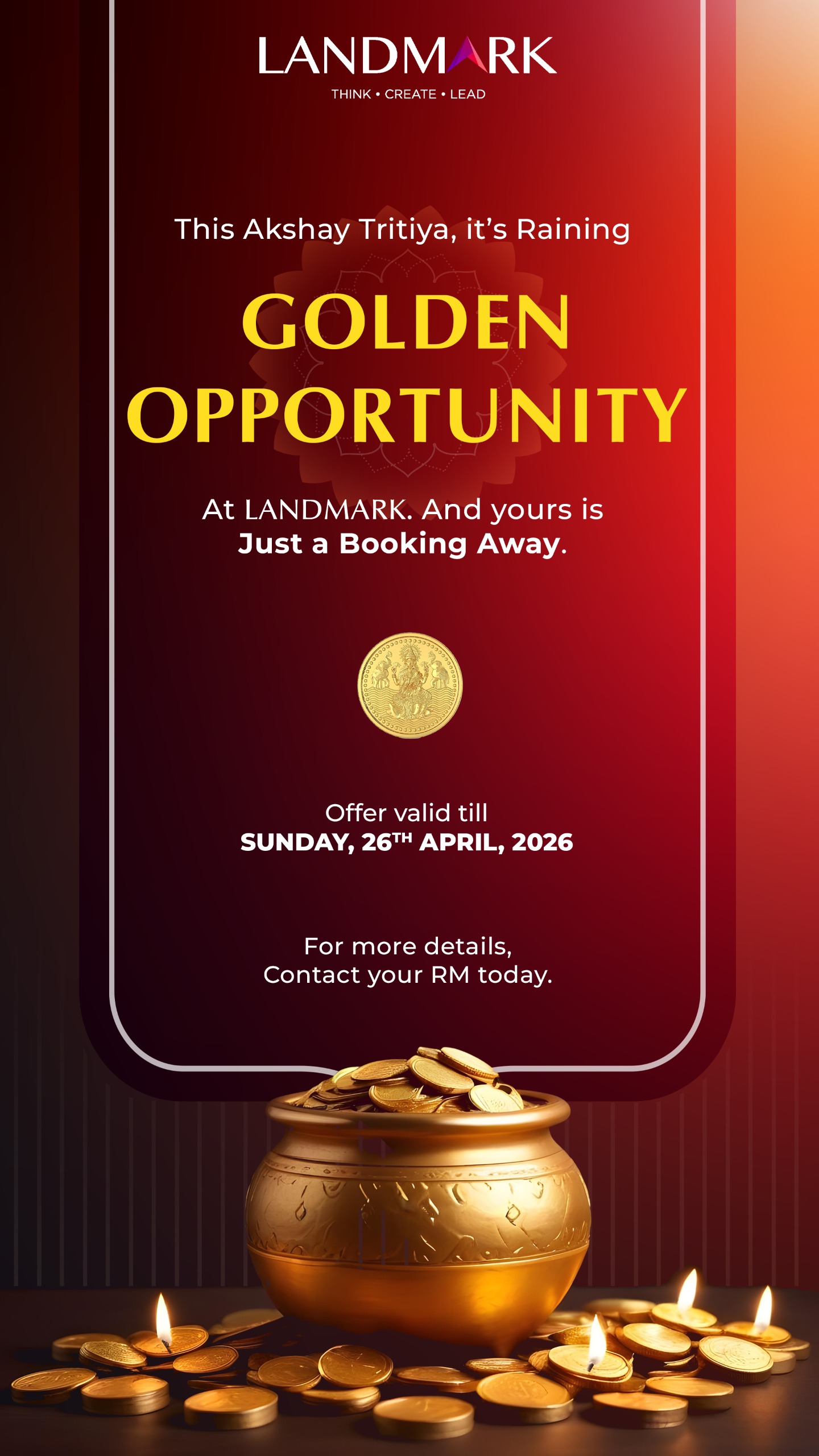 Seize the Golden Opportunity at Landmark || Book Your Dream Home Now || Limited Time Offer - April 26, 2026 Update