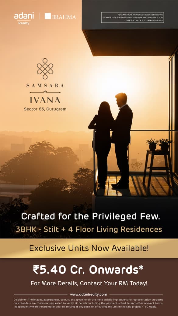 Exclusive Units Now Available at Samsara Ivana || Discover Luxury Living in Gurugram || 3BHK Residences Starting ₹5.40 Cr Update