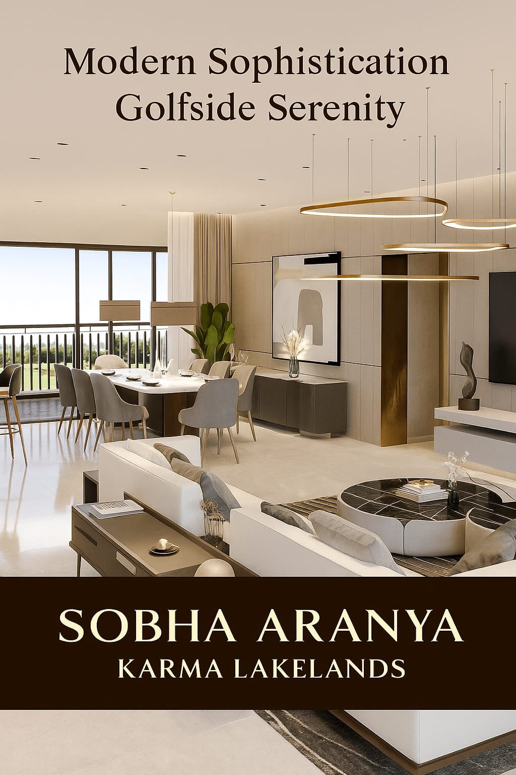 Explore Sobha Aranya at Karma Lakelands - Modern Luxury, Golfside Views Update