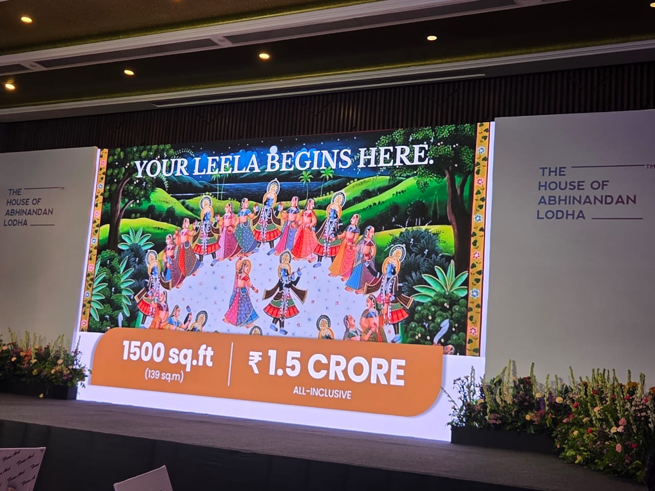 Your Leela Begins Here, 1500 sq.ft at ?1.5 Crore, The House of Abhinandan Lodha Vrindavan Projects Update