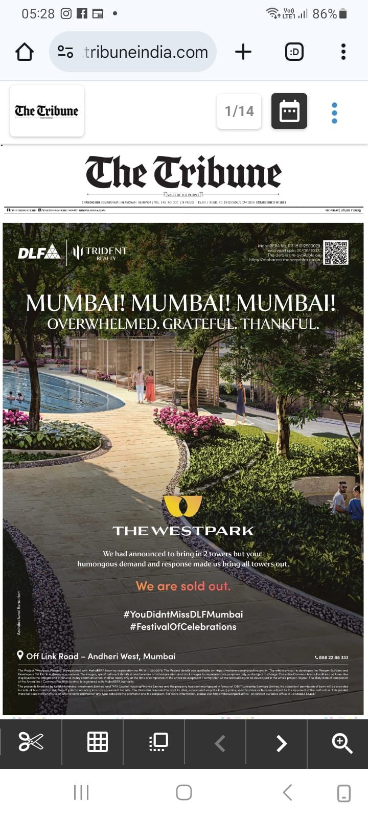 Discover Luxury Living at The West Park by DLF and Trident Realty, Andheri West, Mumbai Update