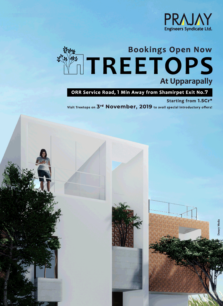 Bookings open now at Prajay Treetops in Upparapally, Hyderabad Update