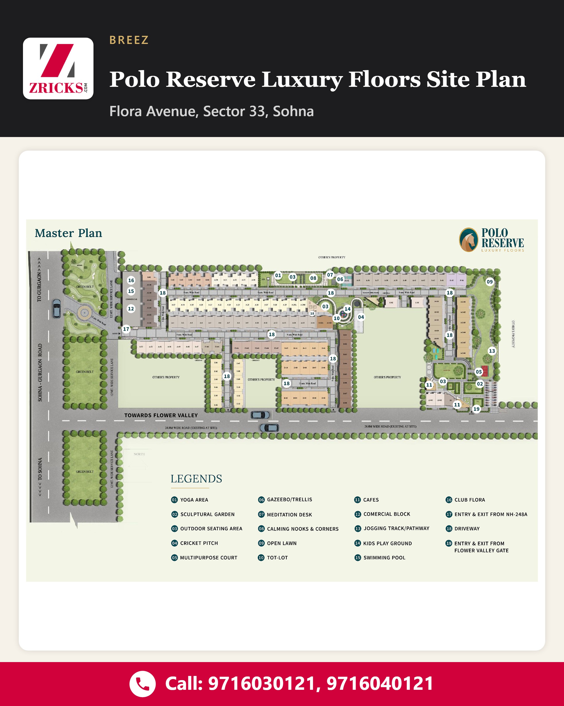 Breez Polo Reserve Luxury Floors Site Plan: Leisure at Every Turn Update
