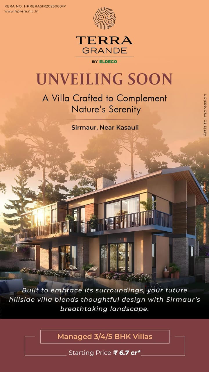 Discover Terra Grande, Luxury Villas by Eldeco in Sirmaur Starting at ₹6.7 Cr Update