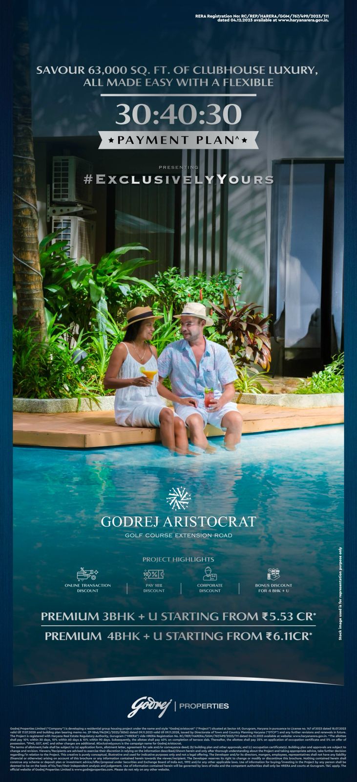 Explore Godrej Aristocrat, Golf Course Extension Road, Luxury Living Starting at ₹5.53 Cr Update