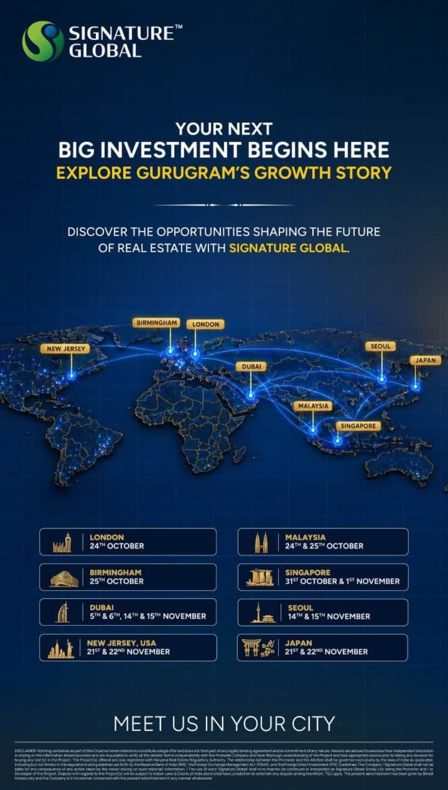 Join Signature Global's Gurugram Roadshow || Discover Investment Opportunities || Meet Us in Your City photo 1