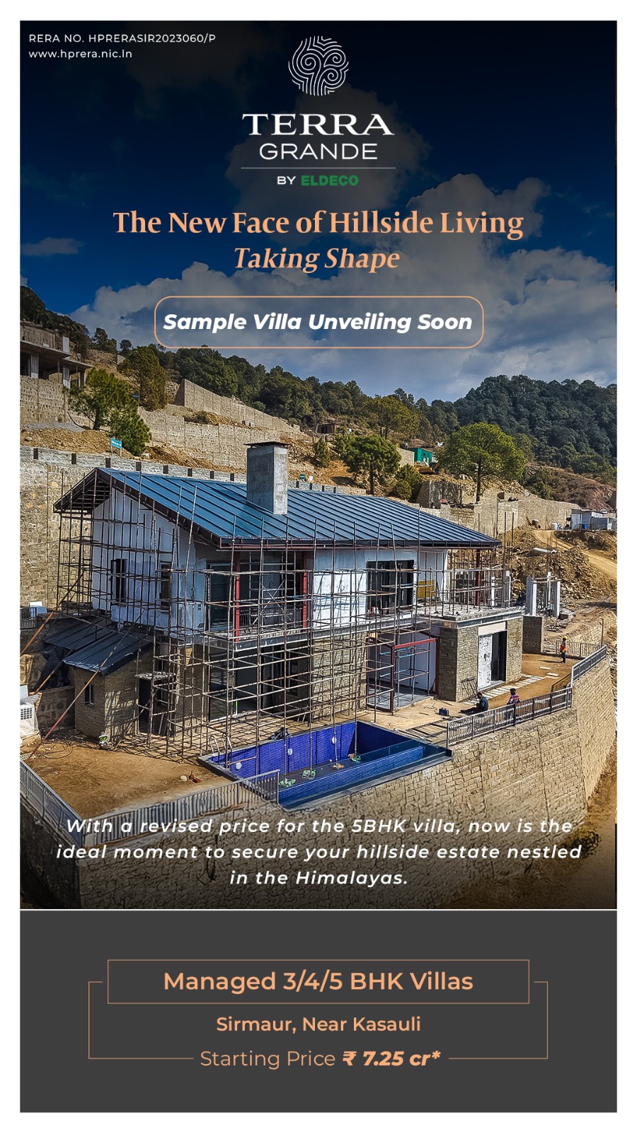 Experience Hillside Living at Terra Grande by Eldeco, Villas in Sirmaur, Starting at ₹7.25 Cr Update