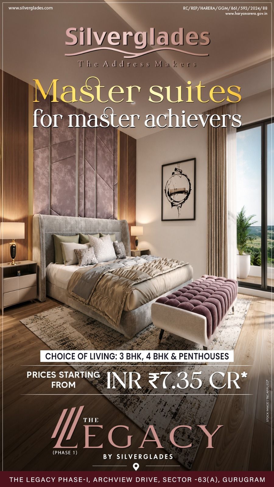 Discover Master Suites in Gurugram || Luxury Living at The Legacy || Explore Silverglades' The Legacy Update