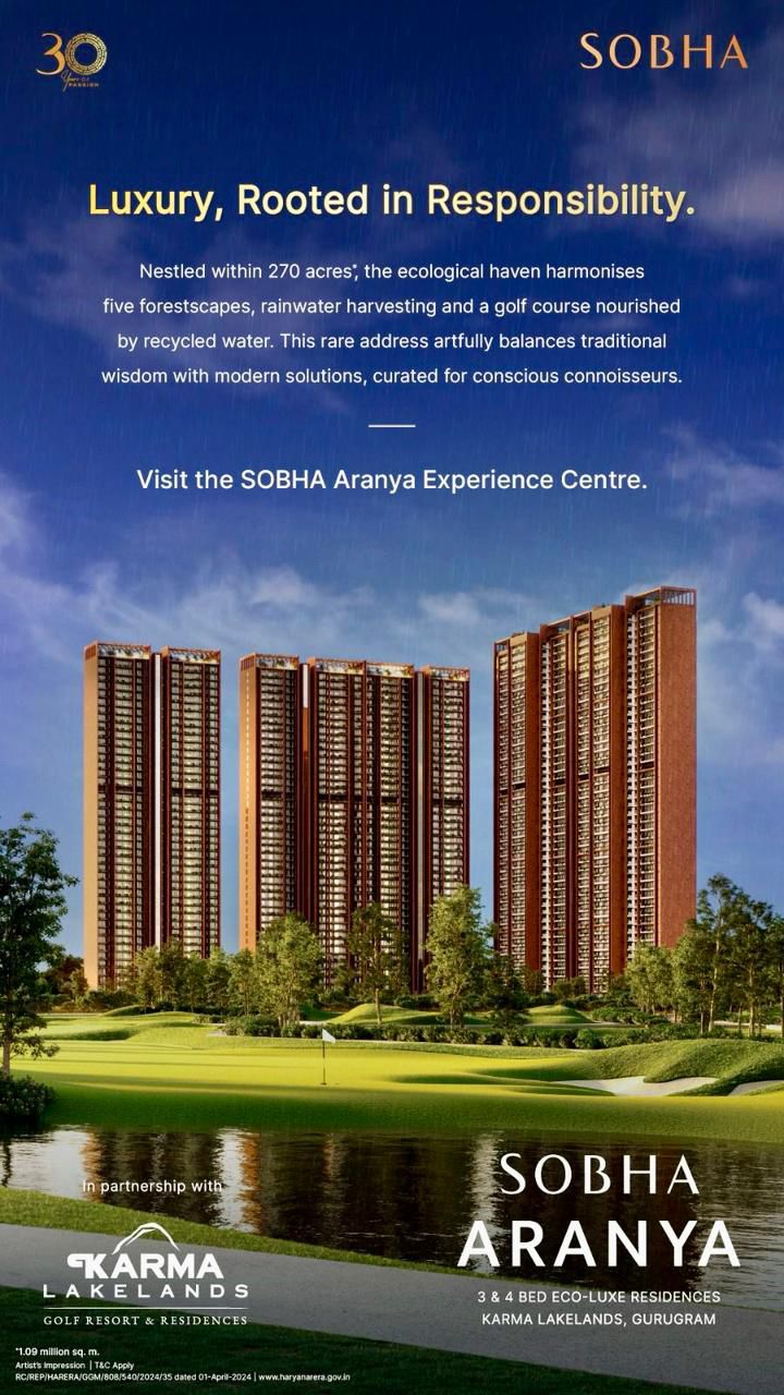 Discover Luxury Living at SOBHA Aranya, Gurugram Update