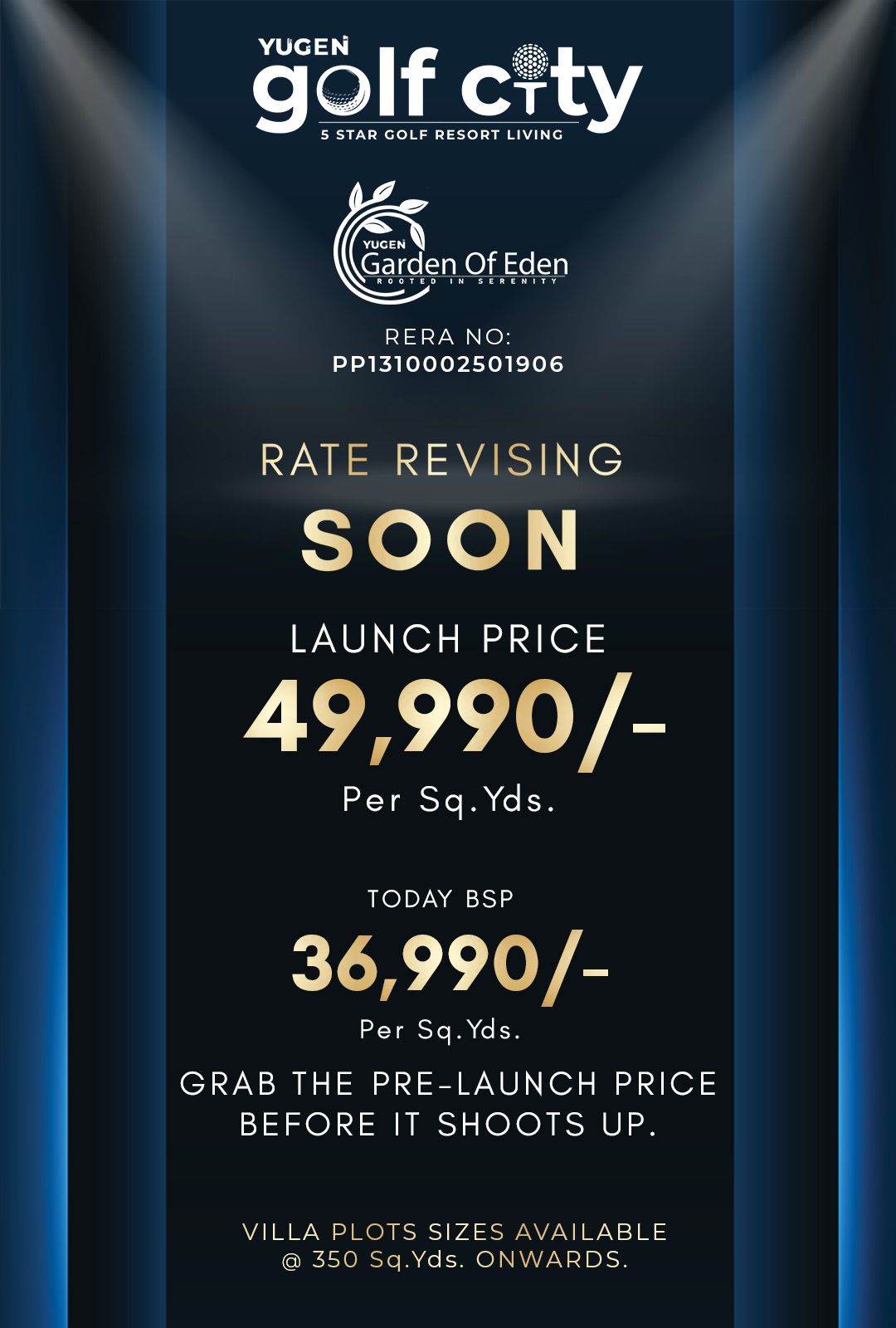 Limited Pre-Launch Offer at Yugen Golf City, Don't Miss Out! Update