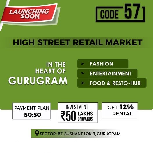 Launching soon at M3M Code 57 in Sector 57, Gurgaon Update