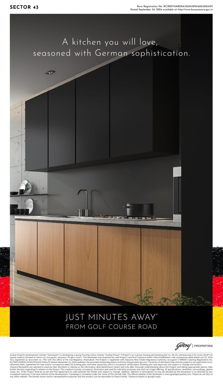 Discover Godrej Milroy, Sector 43, Starting Price ₹1.5 Cr Update