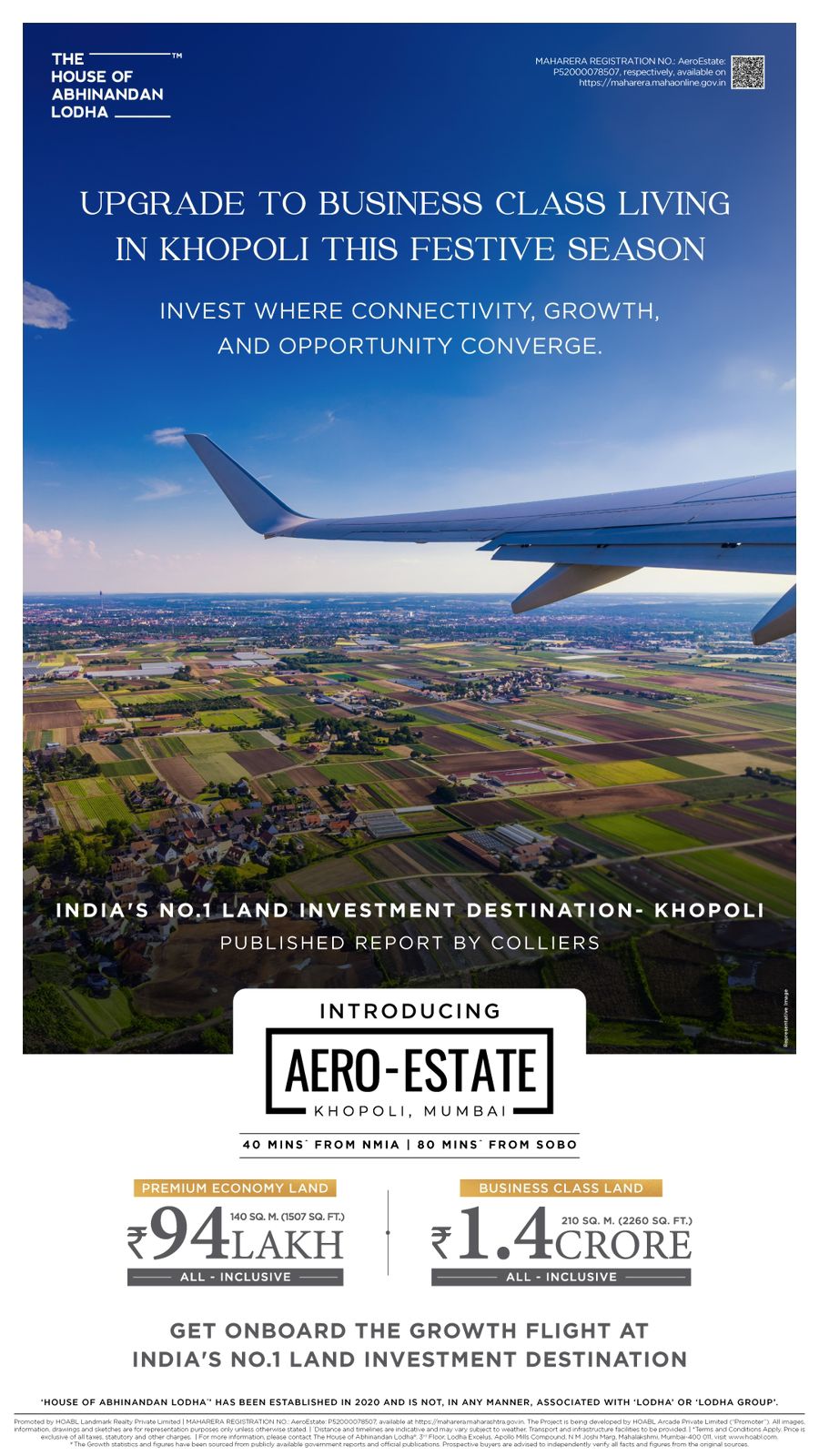 Discover Aero-Estate, Khopoli, Mumbai - Premium & Business Class Land Starting at ₹94 Lakhs Update