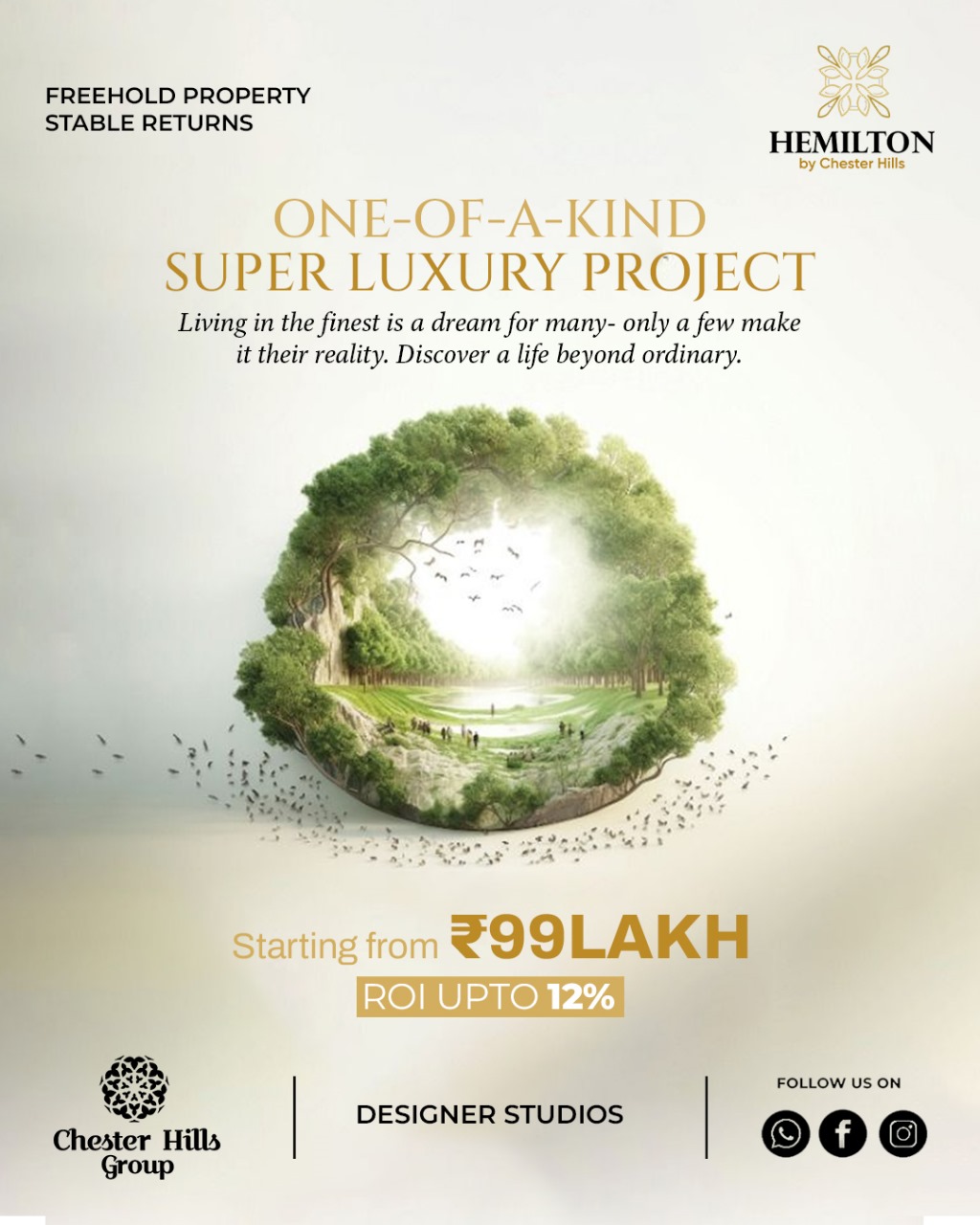 Discover Luxury Living at Hemilton by Chester Hills from ₹99 Lakh, ROI upto 12% Update
