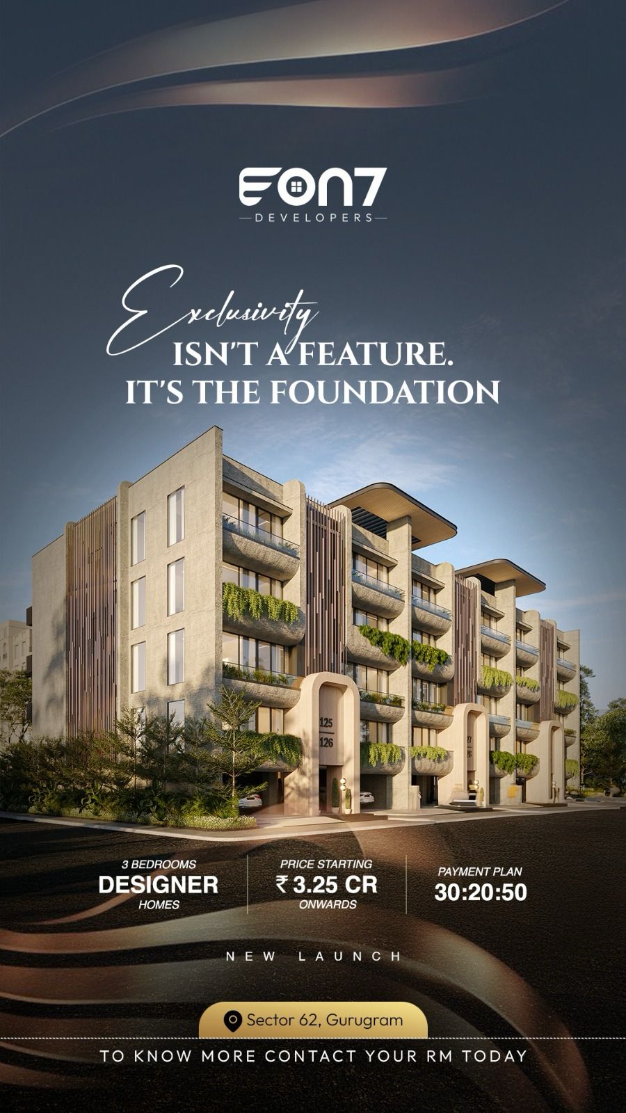 Discover Exclusive Designer Homes by Eon7 in Gurugram || New Launch: Luxury Living in Sector 62 || Secure Your 3 BHK in Eon7's Latest Project Today Update