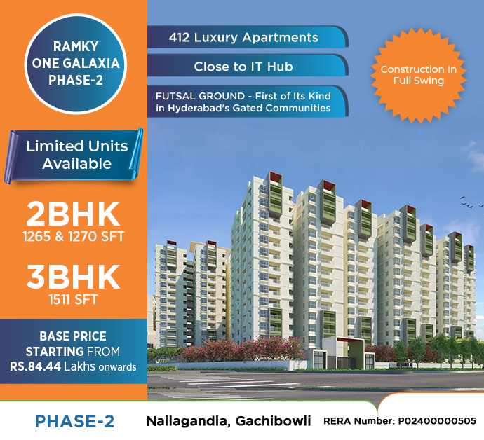 Construction in full swing at Ramky One Galaxia Phase 2, Hyderabad Update