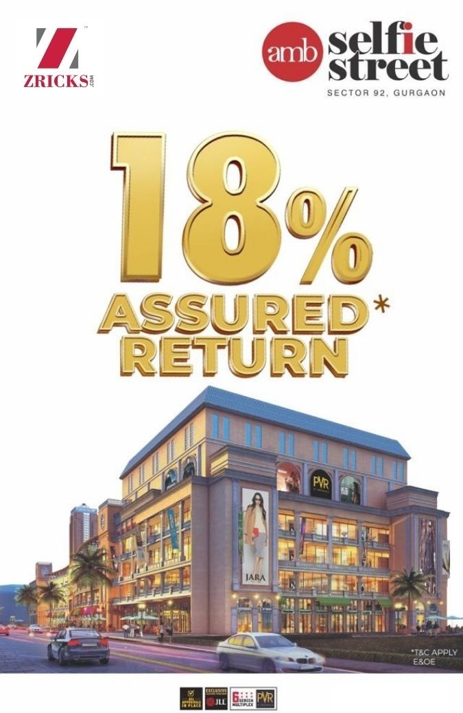 Get up to 18% Assured Return at AMB Selfie Street, Gurgaon Update