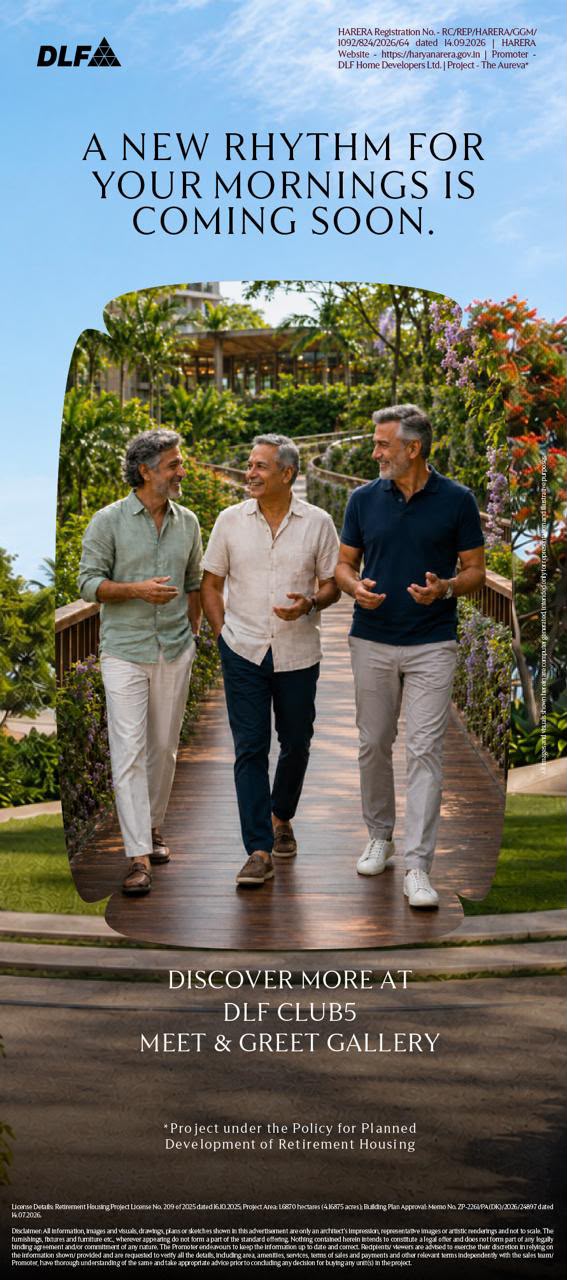 Explore 'The Aurea' by DLF || Visit DLF Club5 for More Information || Retirement Housing Launch by DLF Update
