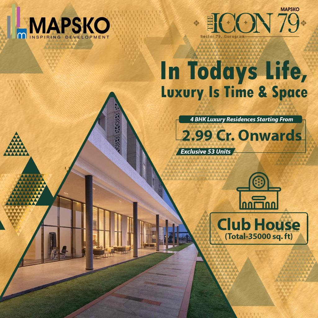 New launched at Mapsko The Icon in Sector 79, Gurgaon Update