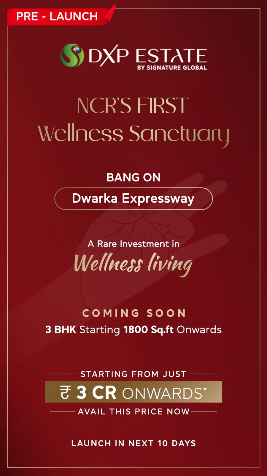 Pre-Launch: Signature Global's DXP Estate on Dwarka Expressway, Starting at ₹3 Cr Update