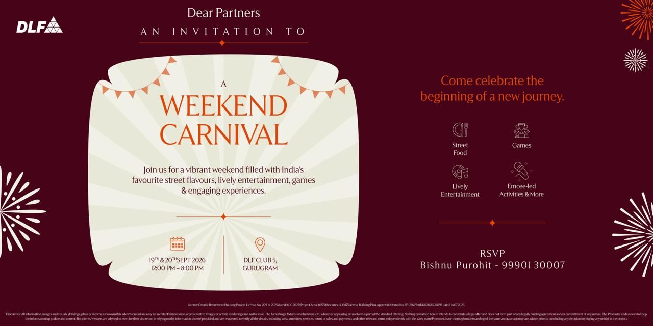 Join DLF for a Weekend Carnival! || Experience the DLF Weekend Carnival! || Celebrate at DLF Club 5, Gurugram! Update