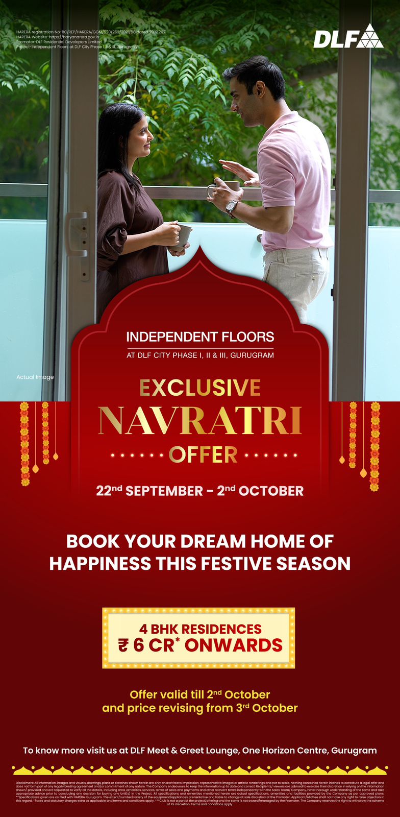 Book Luxury Living at DLF Independent Floors, Gurugram, Starting ₹6 Cr Onwards Update