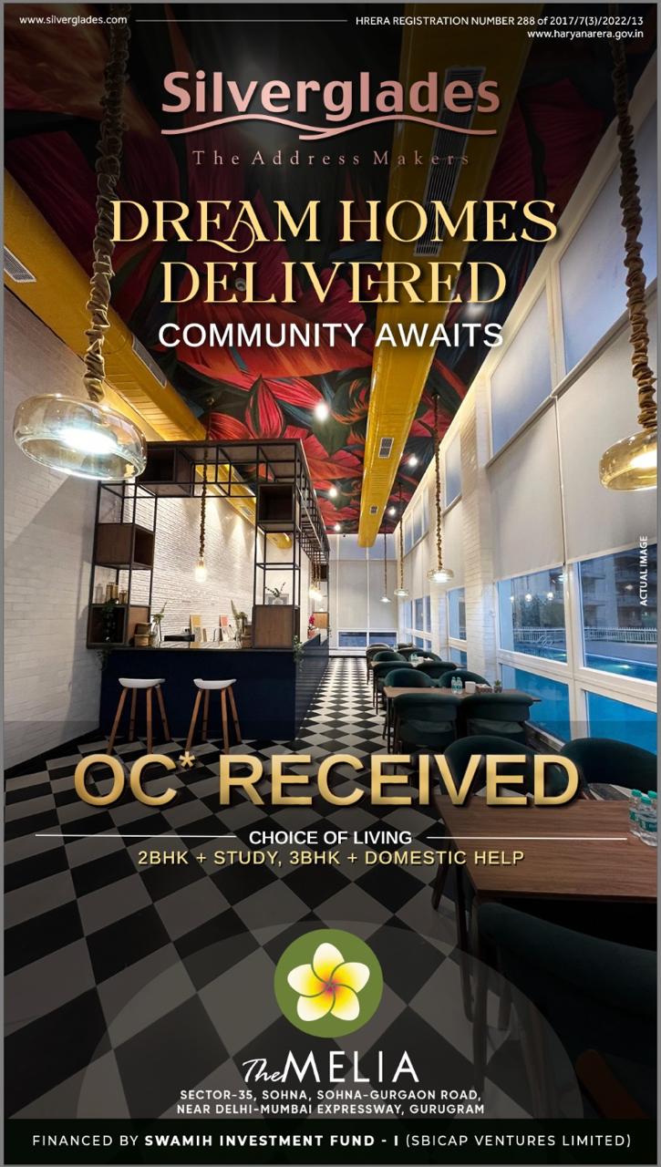 Find Your Dream Home at The Melia by Silverglades, OC Received, Sohna-Gurgaon, Prices Available Update