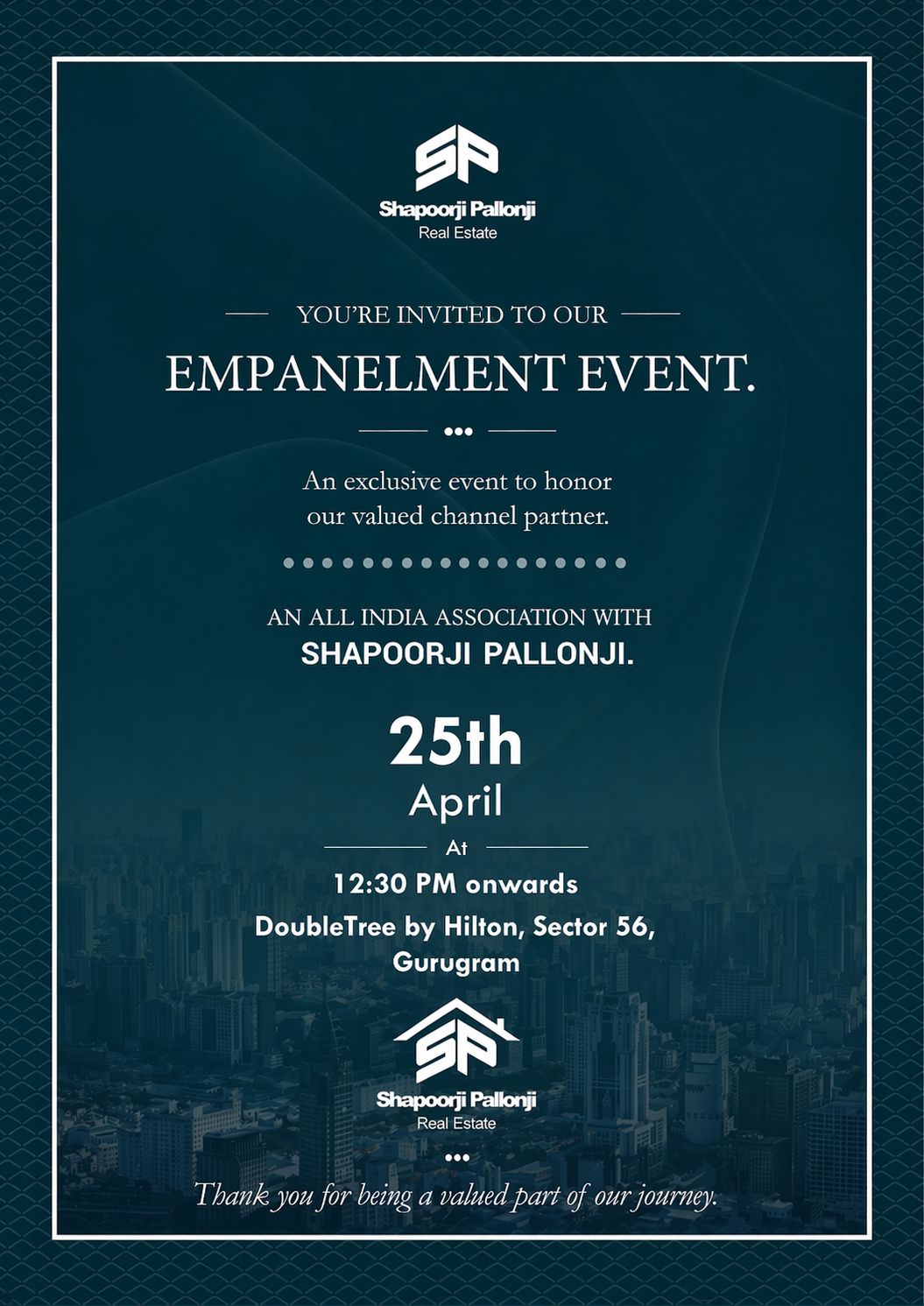 Join Our Exclusive Empanelment Event || Shapoorji Pallonji Invites You || Be a Part of Our All India Association Update