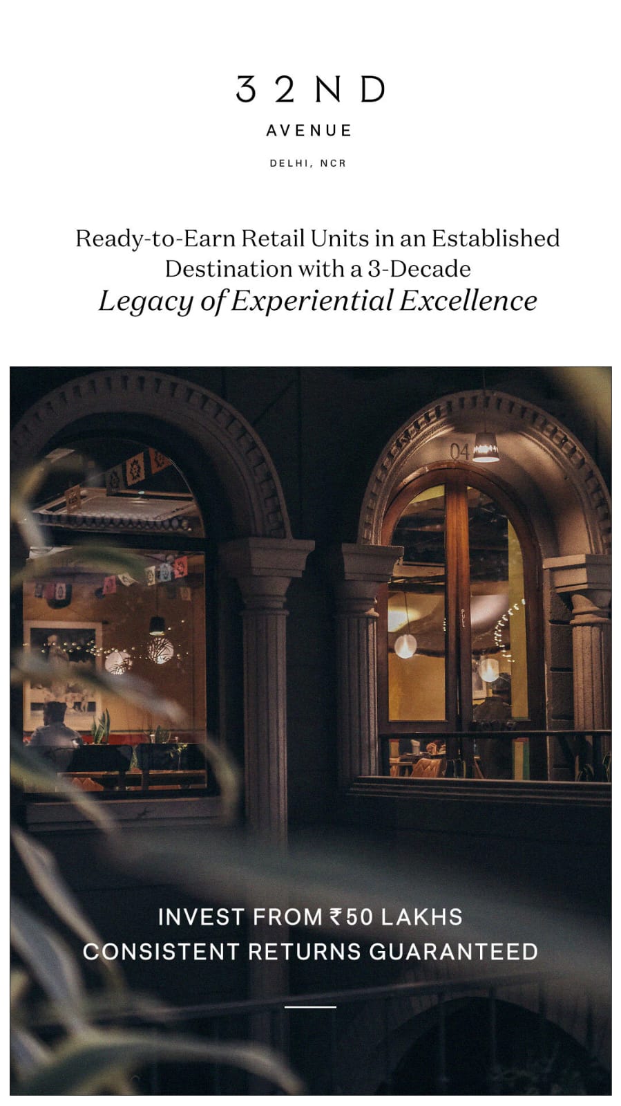 Invest in Retail Excellence at 32nd Avenue, Delhi NCR, Starting ₹50 Lakhs Update