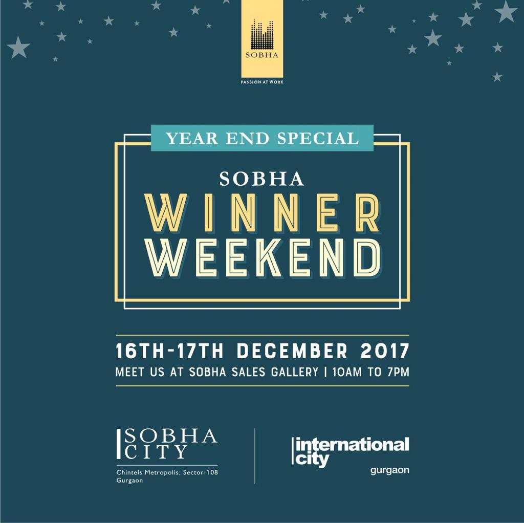 Avail Year End Special Sobha Winner Weekend in Gurgaon Update