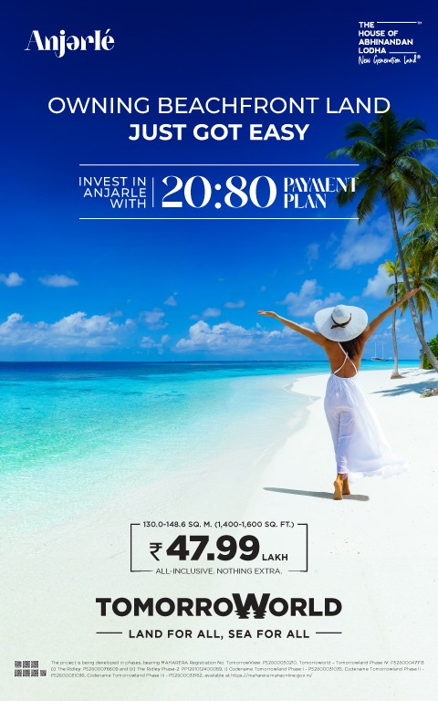 Invest in Anjarle, Tomorrow World, Starting at ₹47.99 Lakh Update