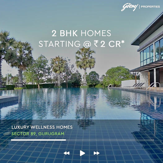 Godrej Properties Unveils 2 BHK Luxury Wellness Homes in Sector 89, Gurugram Update