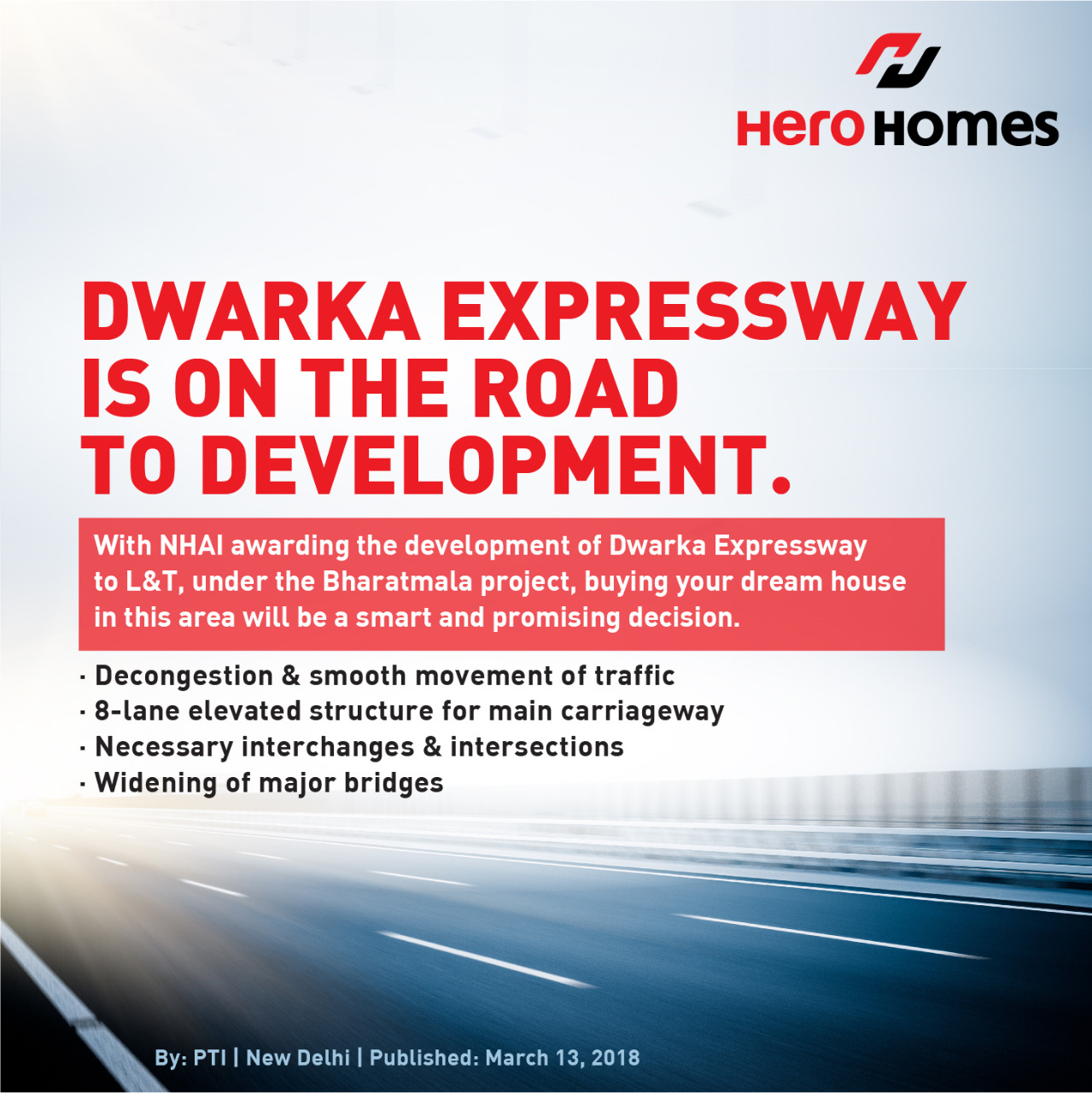 Dwarka Expressway is on the road to development Update