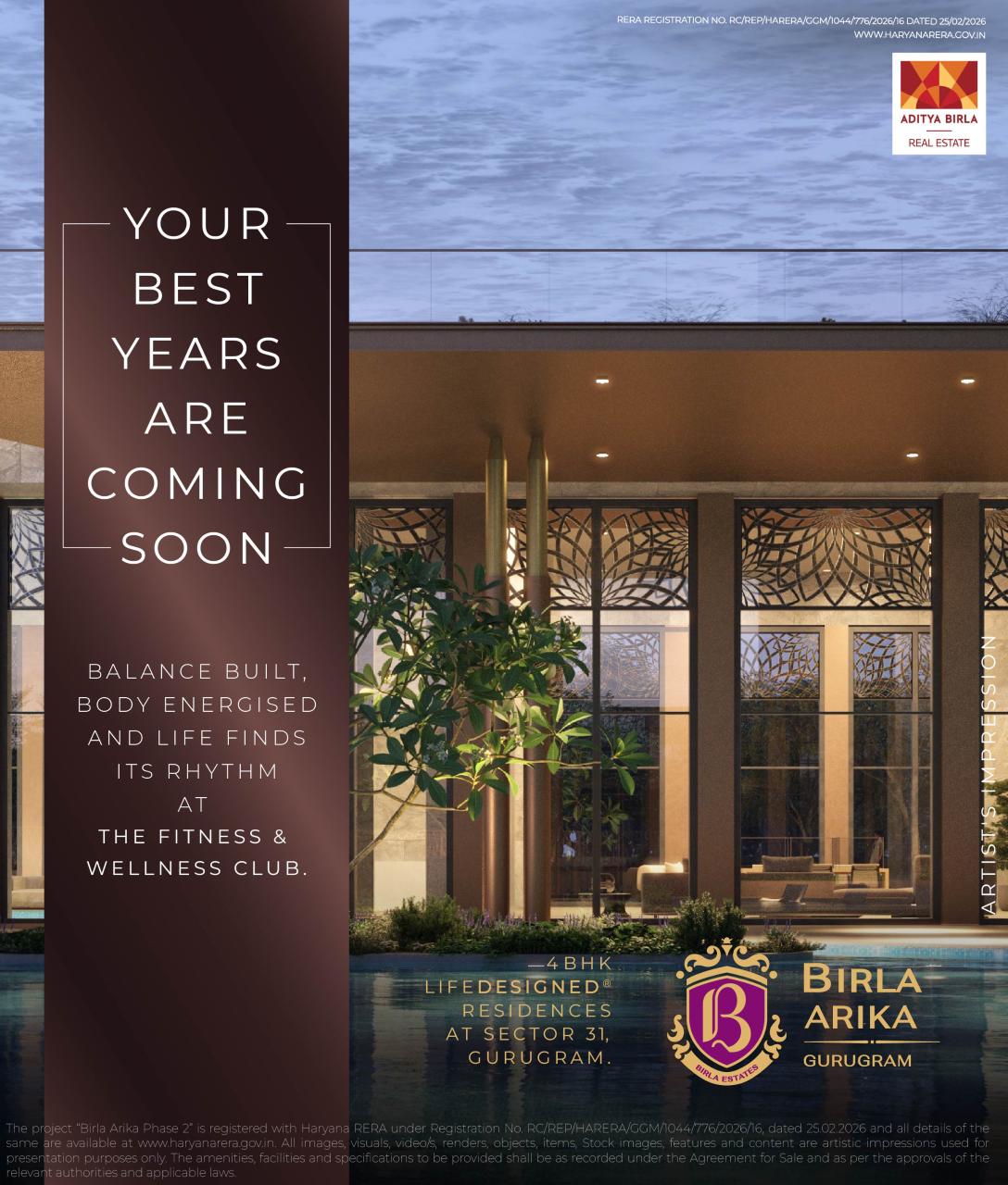 Coming Soon: Birla Arika Gurugram || 4BHK Residences Announcement || Aditya Birla Real Estate Launch Update
