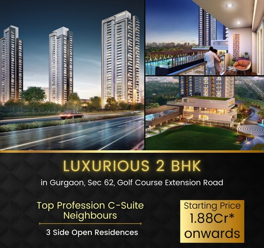 Luxurious 2 BHK price starts Rs 1.88 Cr onwards at Emaar Digi Homes in Gurgaon, Sec 62, Gurgaon Update