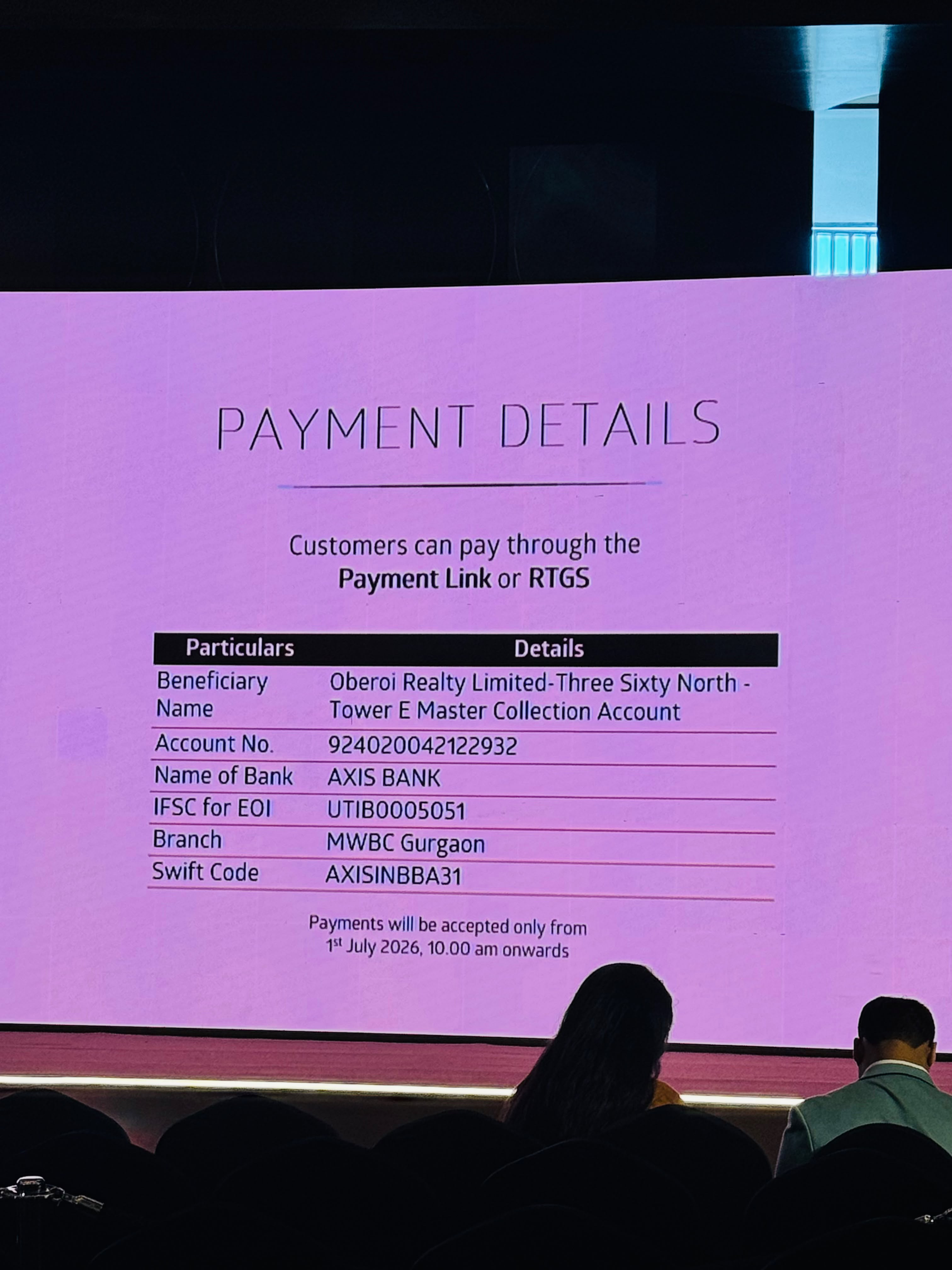 Pay Securely via Payment Link or RTGS || Update on Payment Schedule for Three Sixty North || Important Payment Details Released Update