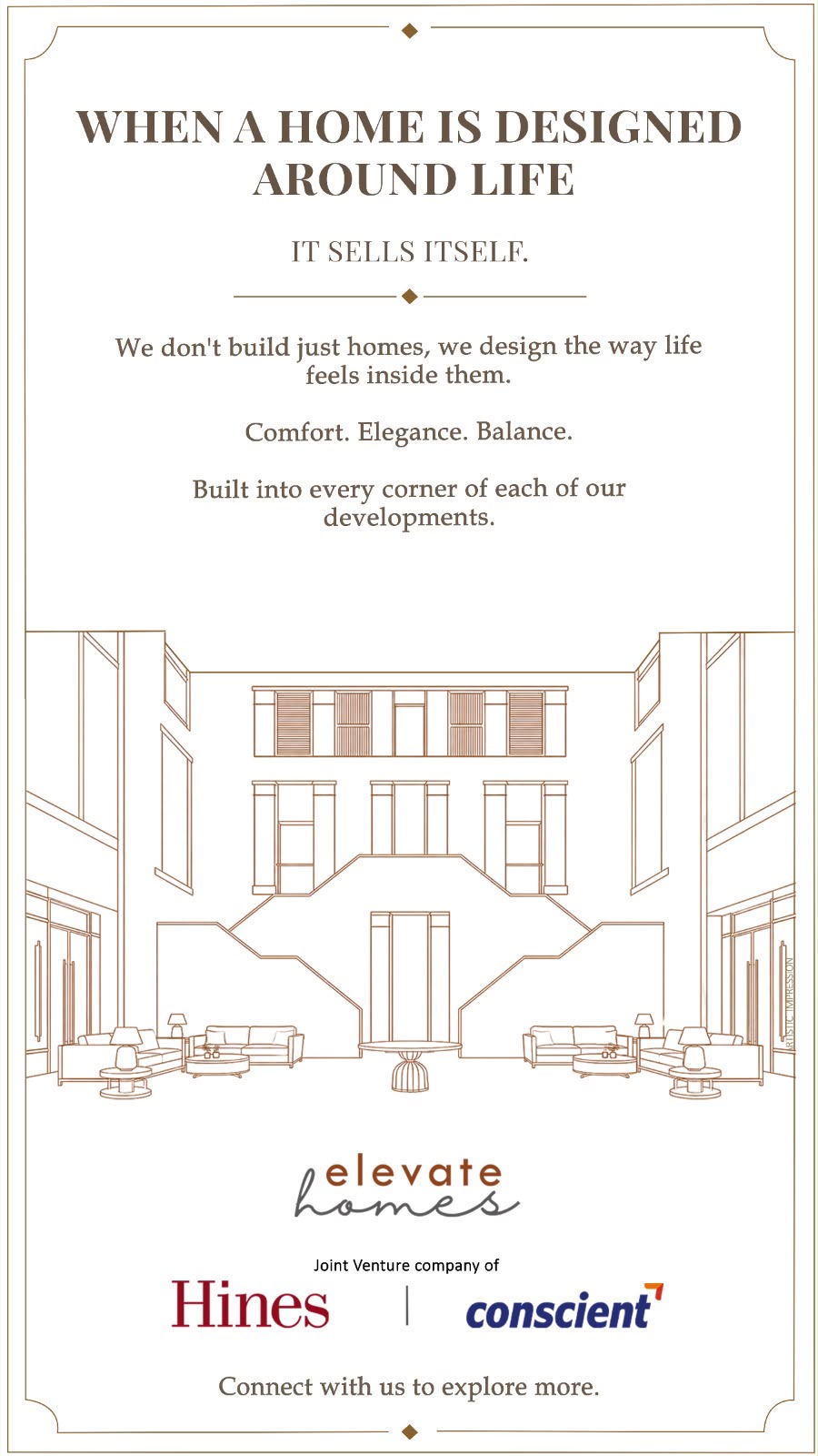 Discover Comfort and Elegance at Elevate Homes || Redefining Living with Hines and Conscient || Explore Elegant Living Spaces Update
