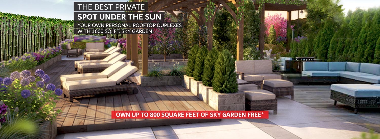 Rooftop duplexes with your very own Sky Garden at Sobha Hartland Update