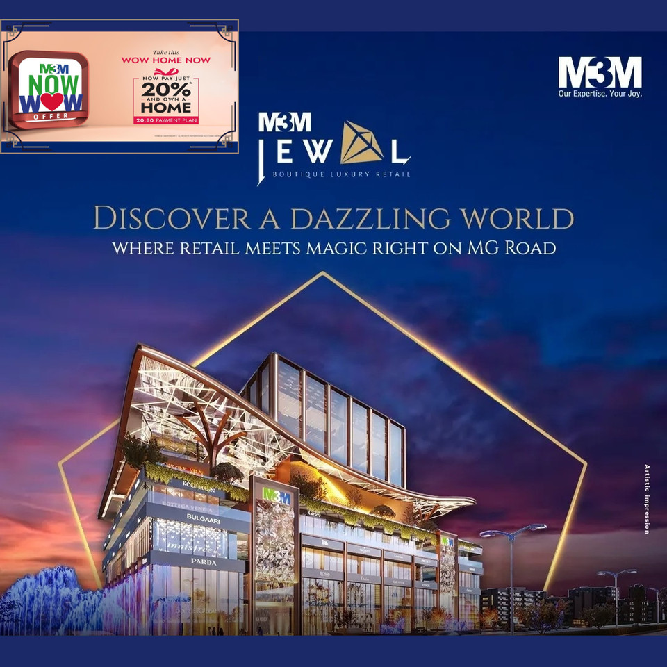 M3M Jewel: The Epitome of Boutique Luxury Retail on MG Road, Gurugram Update